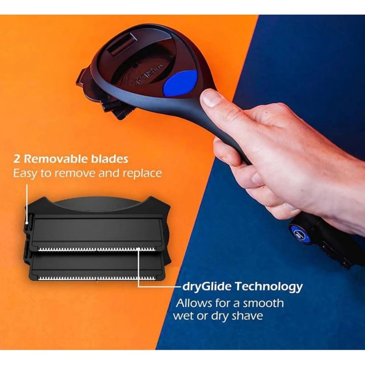 Ergonomic Long Handle Body Groomer - Wholesalus