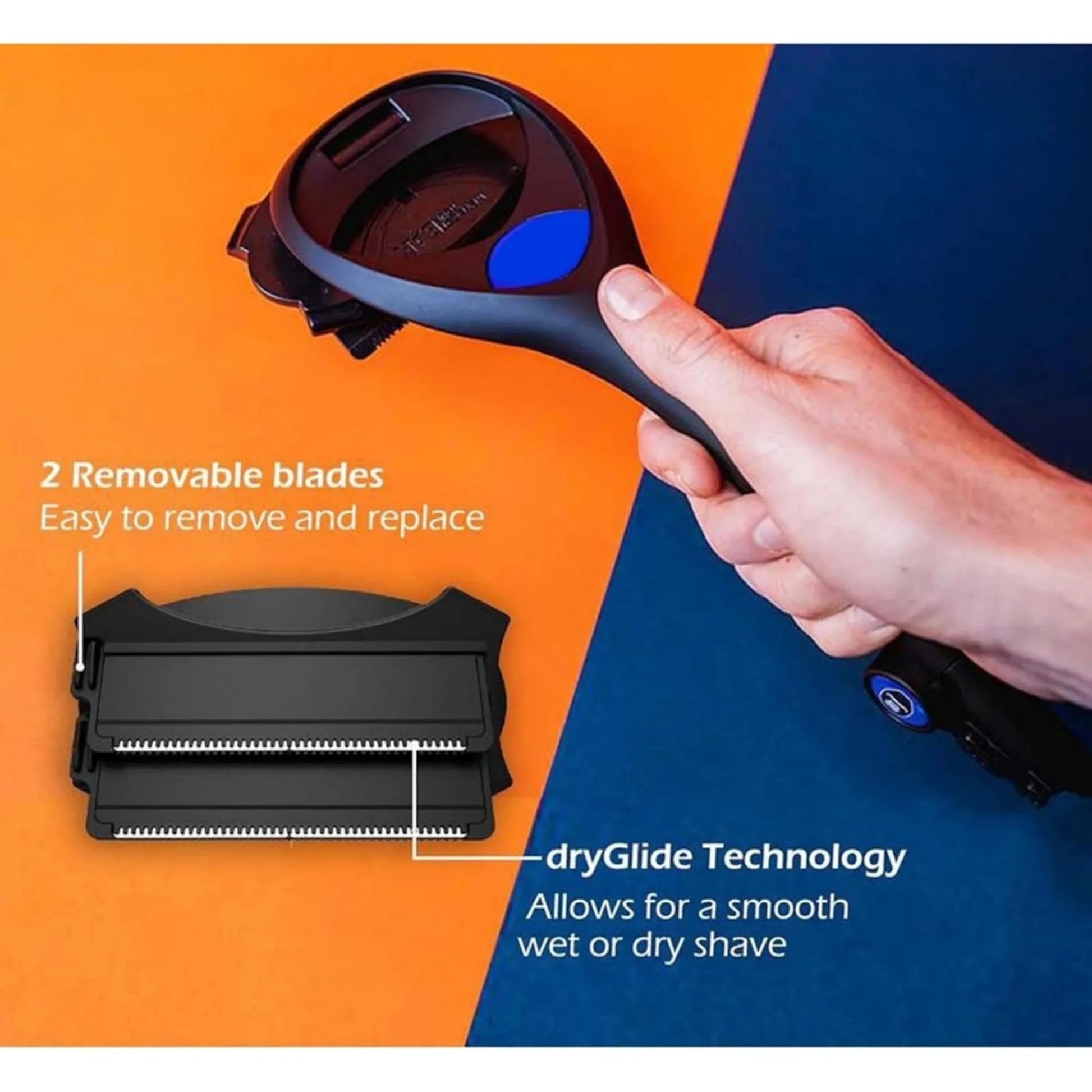 Ergonomic Long Handle Body Groomer - Wholesalus