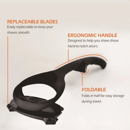 Ergonomic Long Handle Body Groomer - Wholesalus