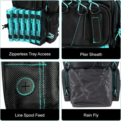 Fishing Drift Tackle Backpack - Wholesalus