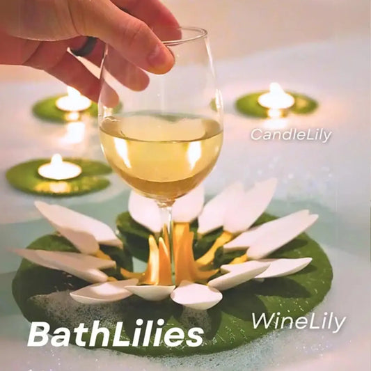 Floating Lotus Candle Holder - 4Pcs - Wholesalus