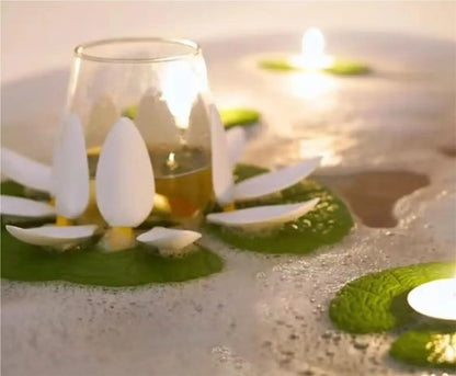 Floating Lotus Candle Holder - 4Pcs - Wholesalus