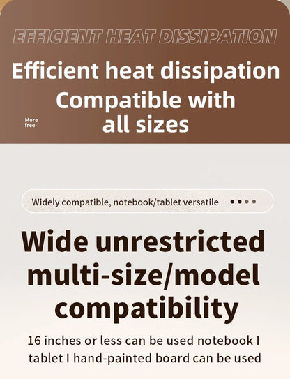 Foldable Aluminum Alloy Rotating Laptop Stand - Wholesalus