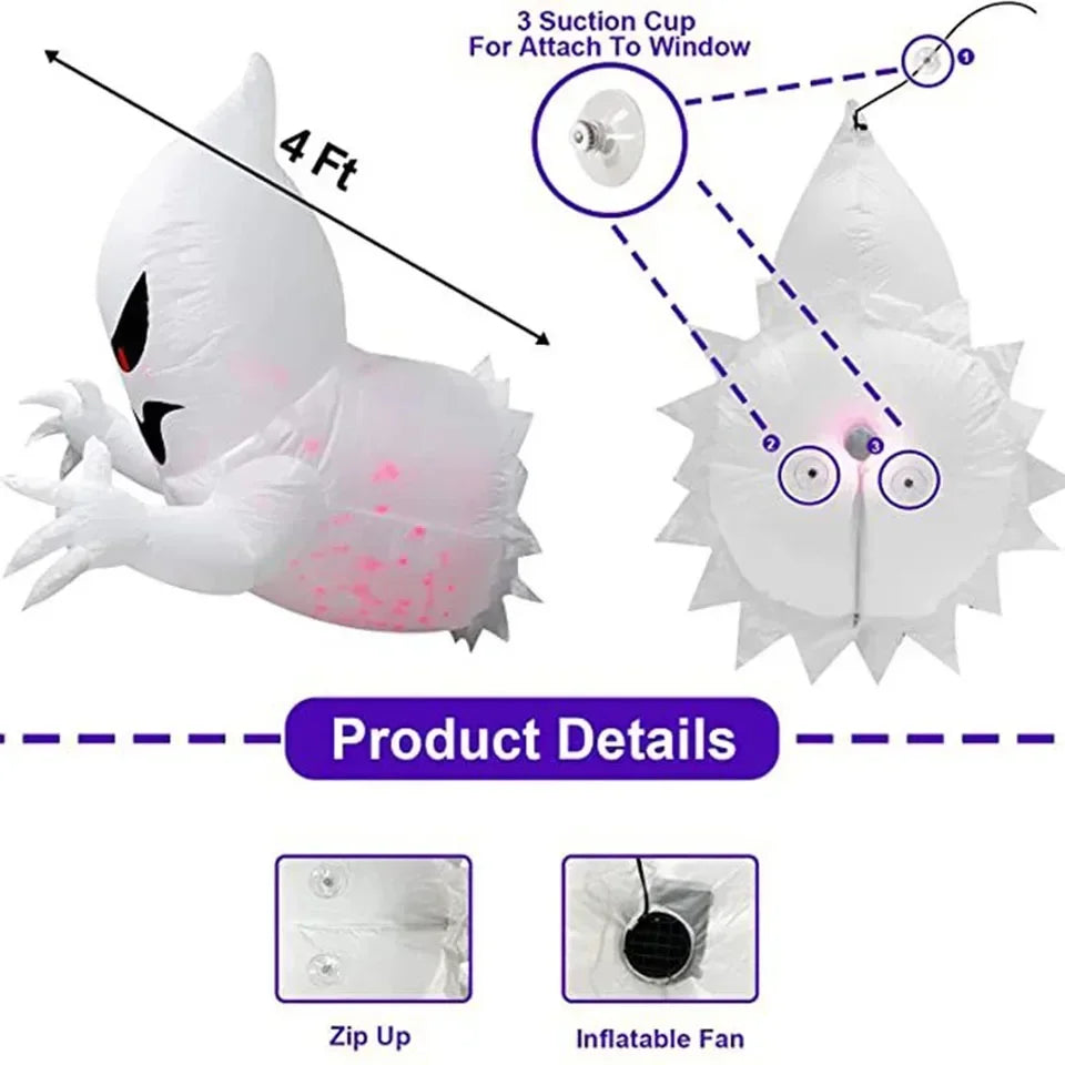 Ghost Scary Inflatable Decor Props - Wholesalus