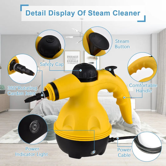Hand-held High Temperature Steam Cleaner - Wholesalus
