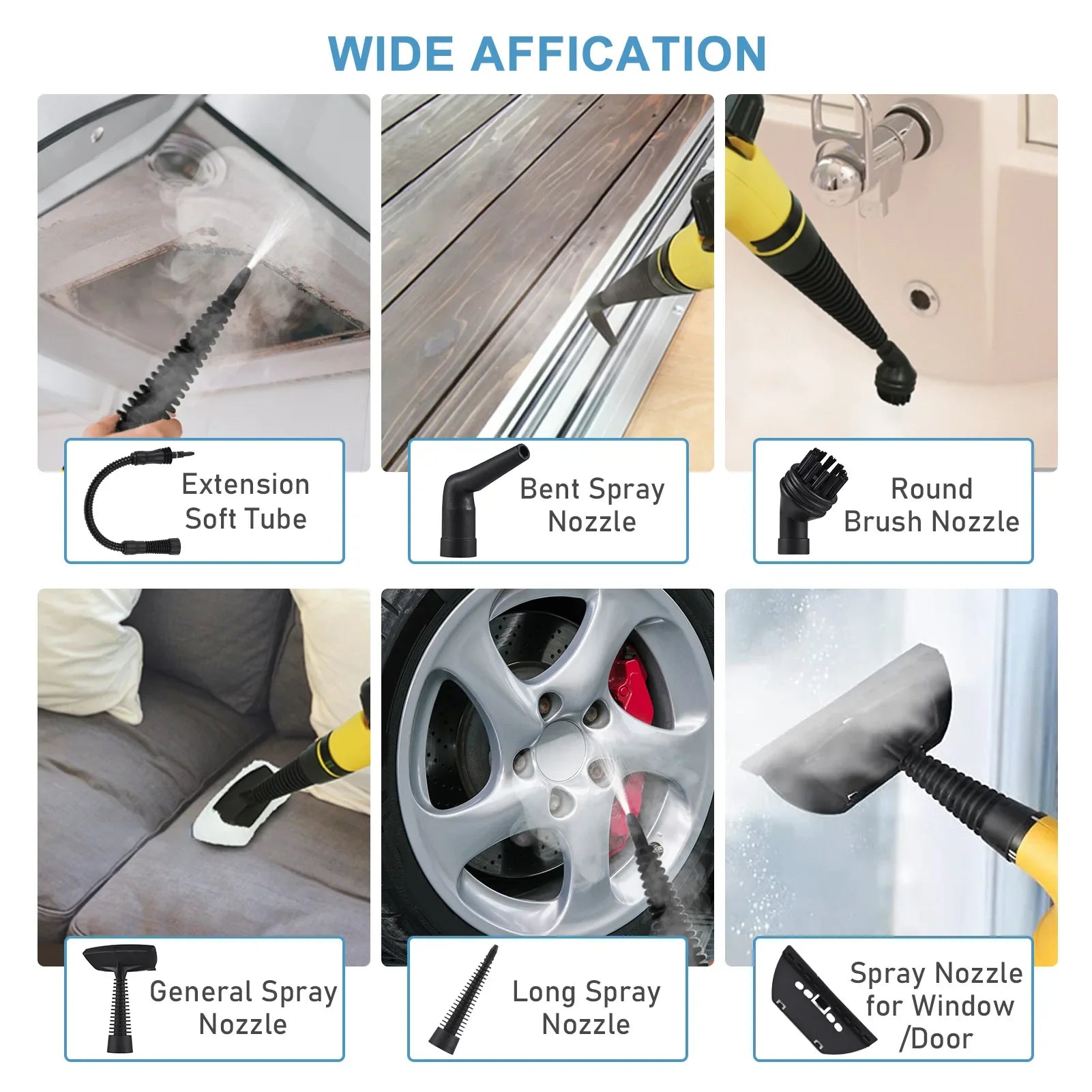 Hand-held High Temperature Steam Cleaner - Wholesalus