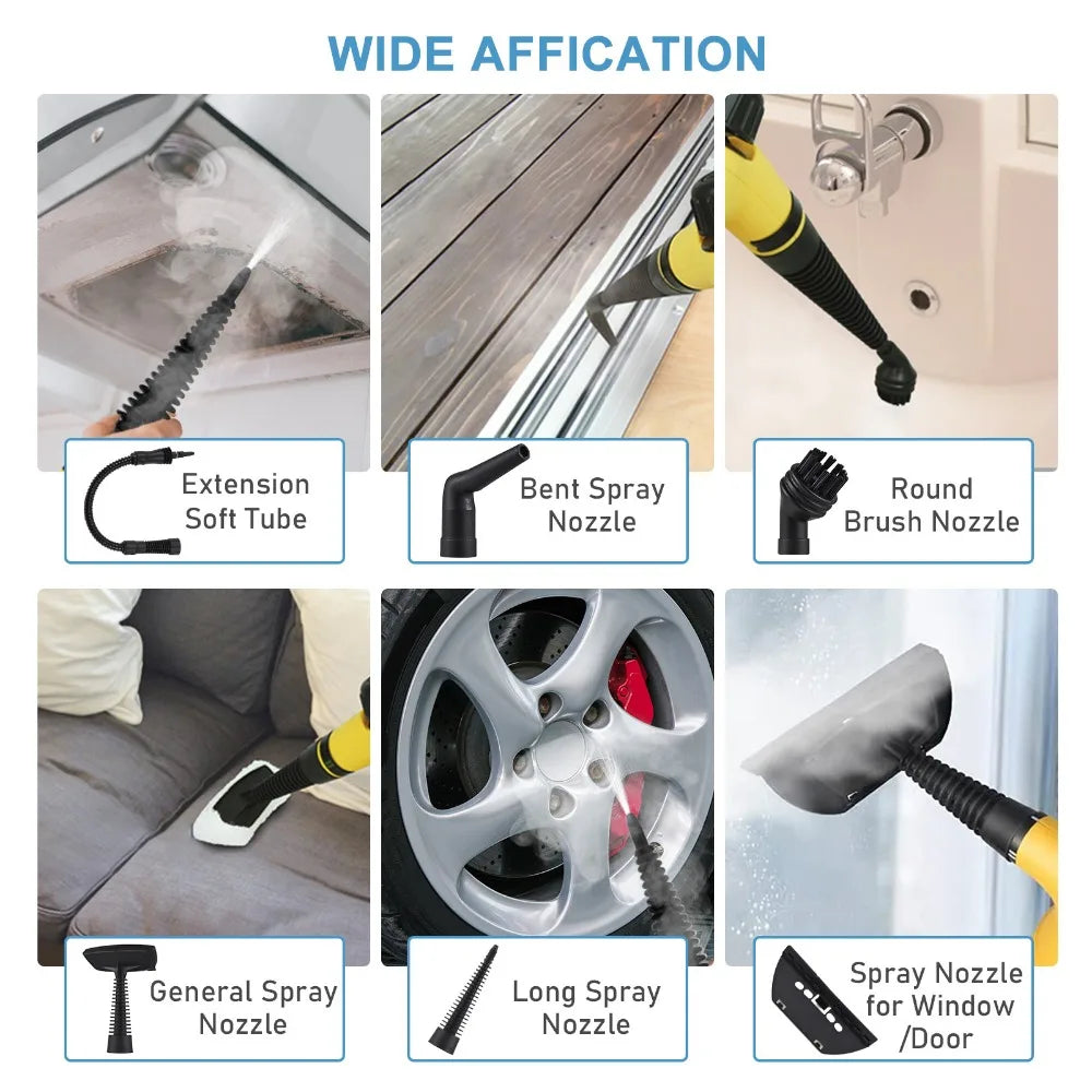 Hand-held High Temperature Steam Cleaner - Wholesalus