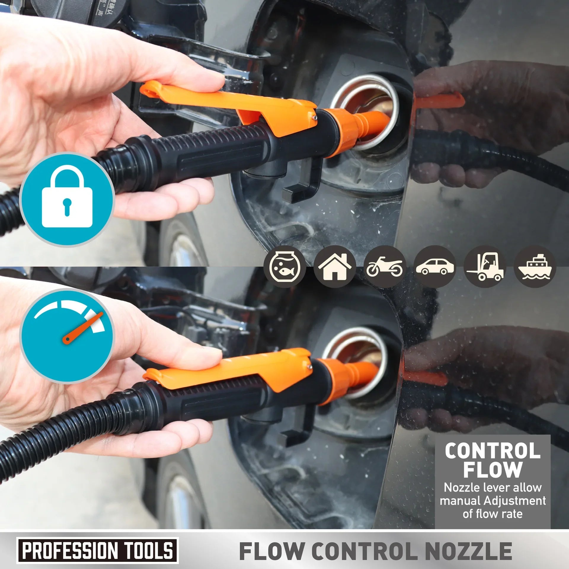 Handheld Electric Fuel Transfer Pump - Wholesalus