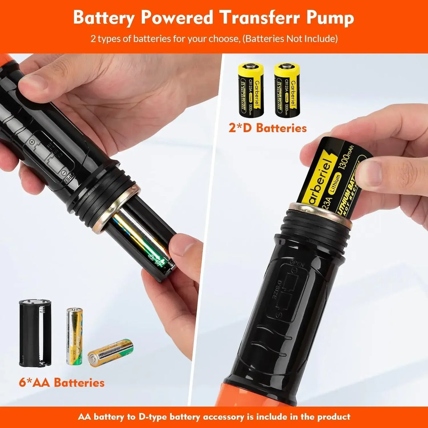Handheld Electric Fuel Transfer Pump - Wholesalus