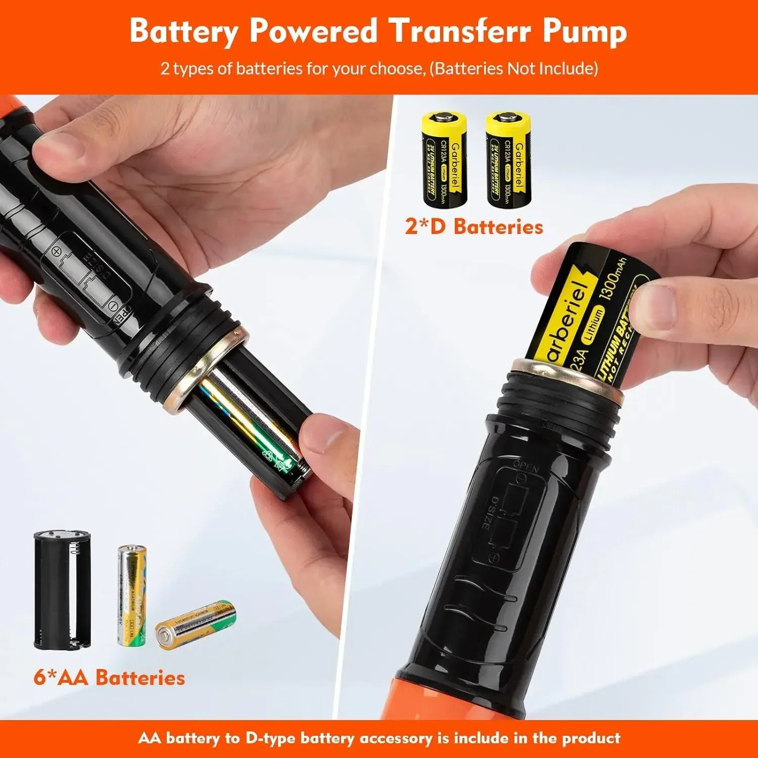 Handheld Electric Fuel Transfer Pump - Wholesalus