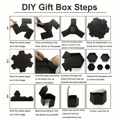 Hexagon Photo Explosion Box - Wholesalus