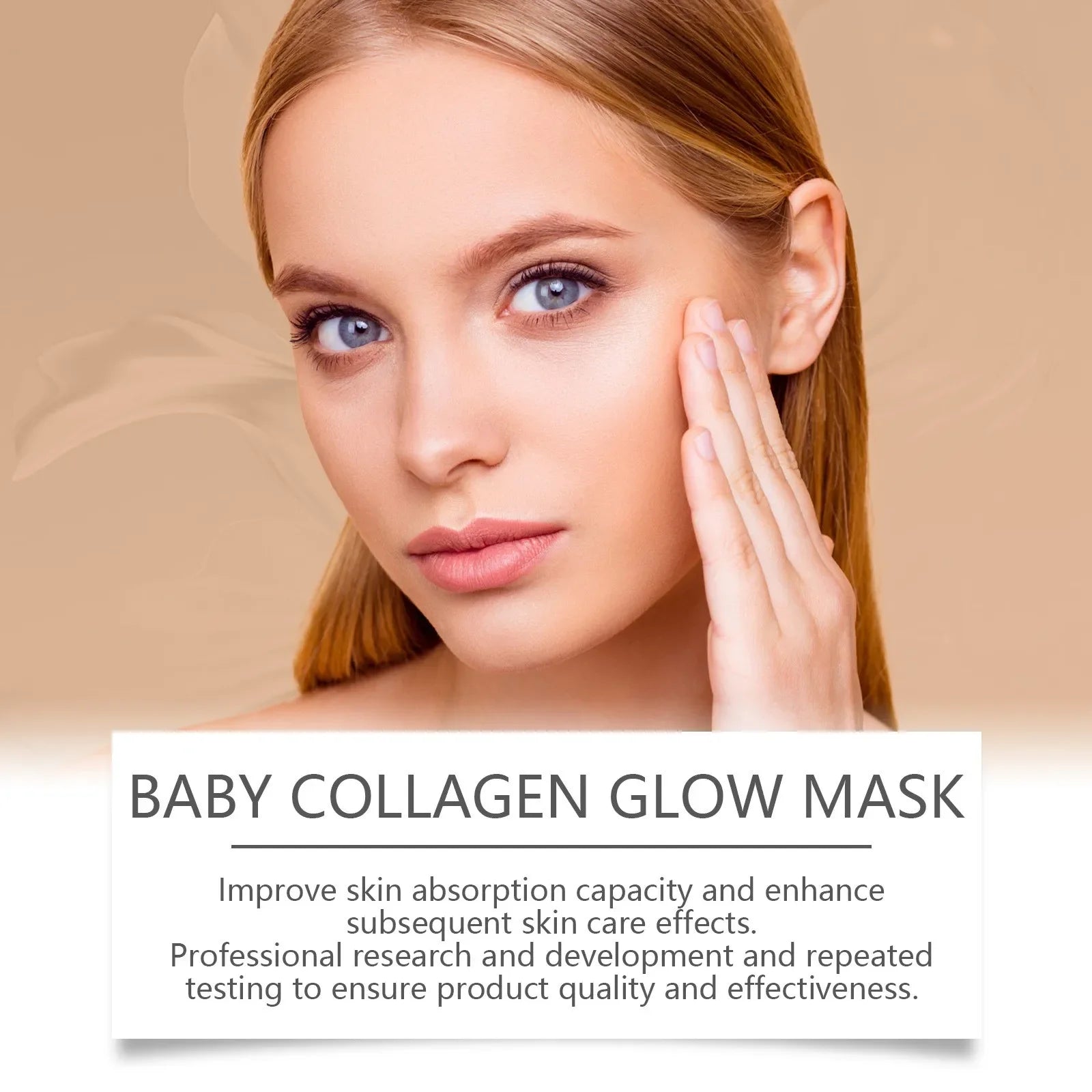 Korean Glass Skin Collagen Glow Mask - Wholesalus