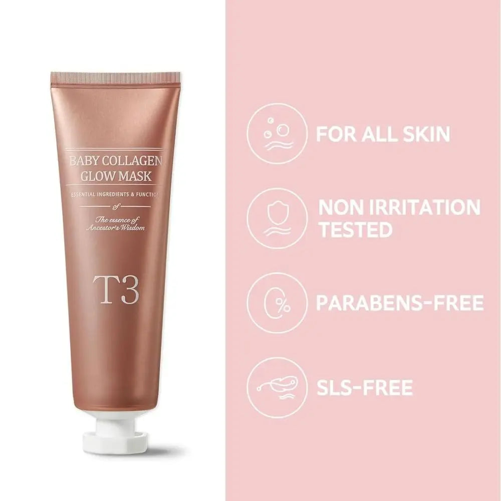 Korean Glass Skin Collagen Glow Mask - Wholesalus