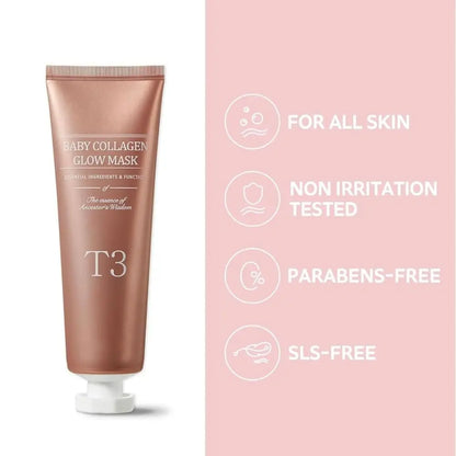 Korean Glass Skin Collagen Glow Mask - Wholesalus
