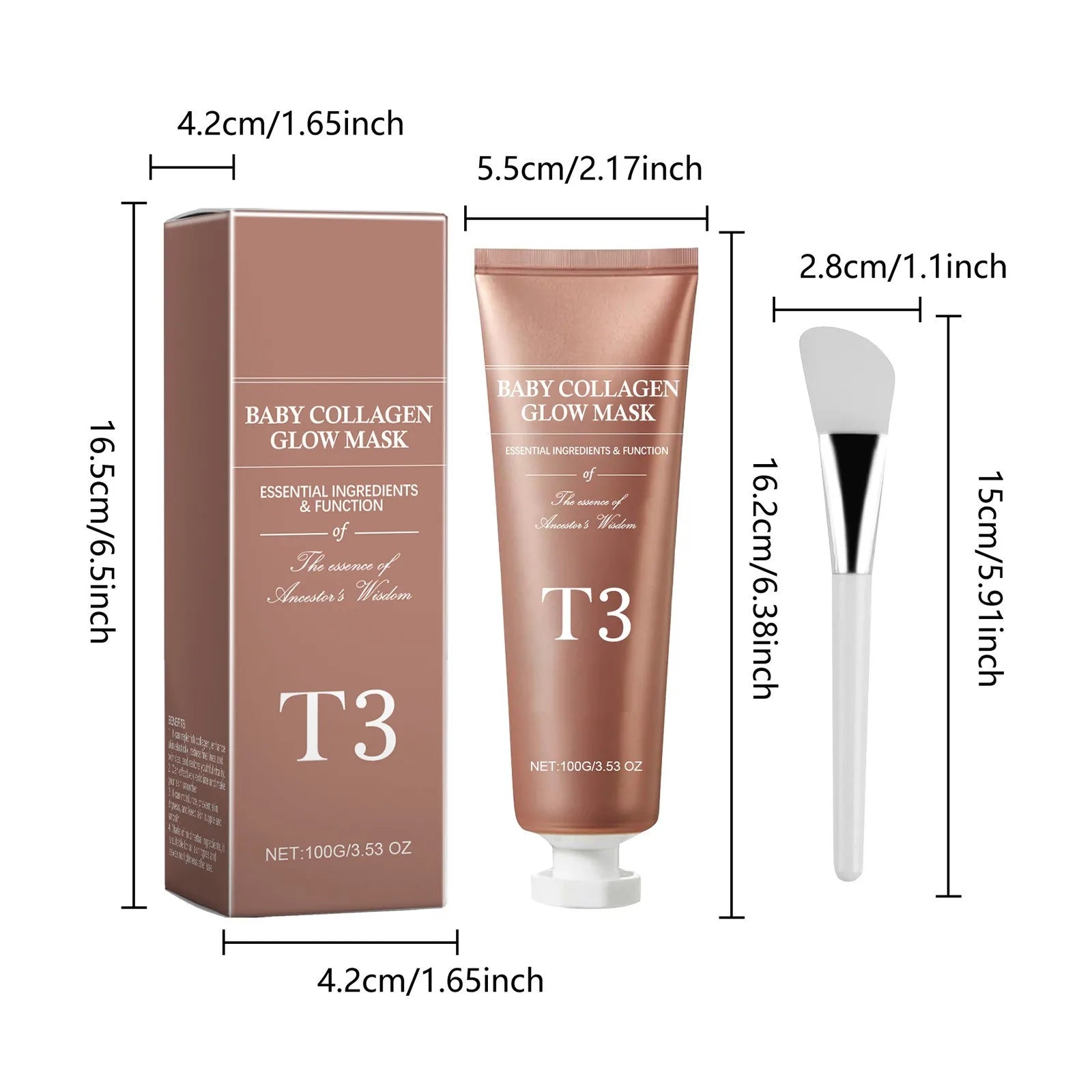 Korean Glass Skin Collagen Glow Mask - Wholesalus