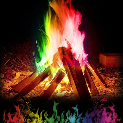 Magical Flame Color Changing Powder - 10 Pcs - Wholesalus