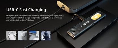 Magnetic LED Keychain Flashlight - Wholesalus