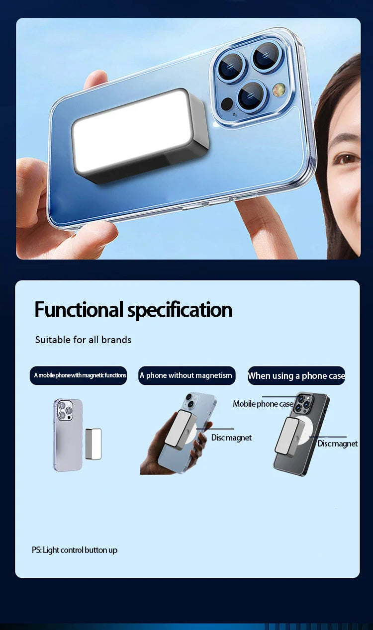 Magnetic portable Mini Flash Light - Wholesalus