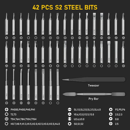 Magnetic Precision Electric Screwdriver Set - Wholesalus