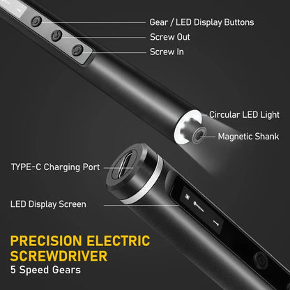Magnetic Precision Electric Screwdriver Set - Wholesalus