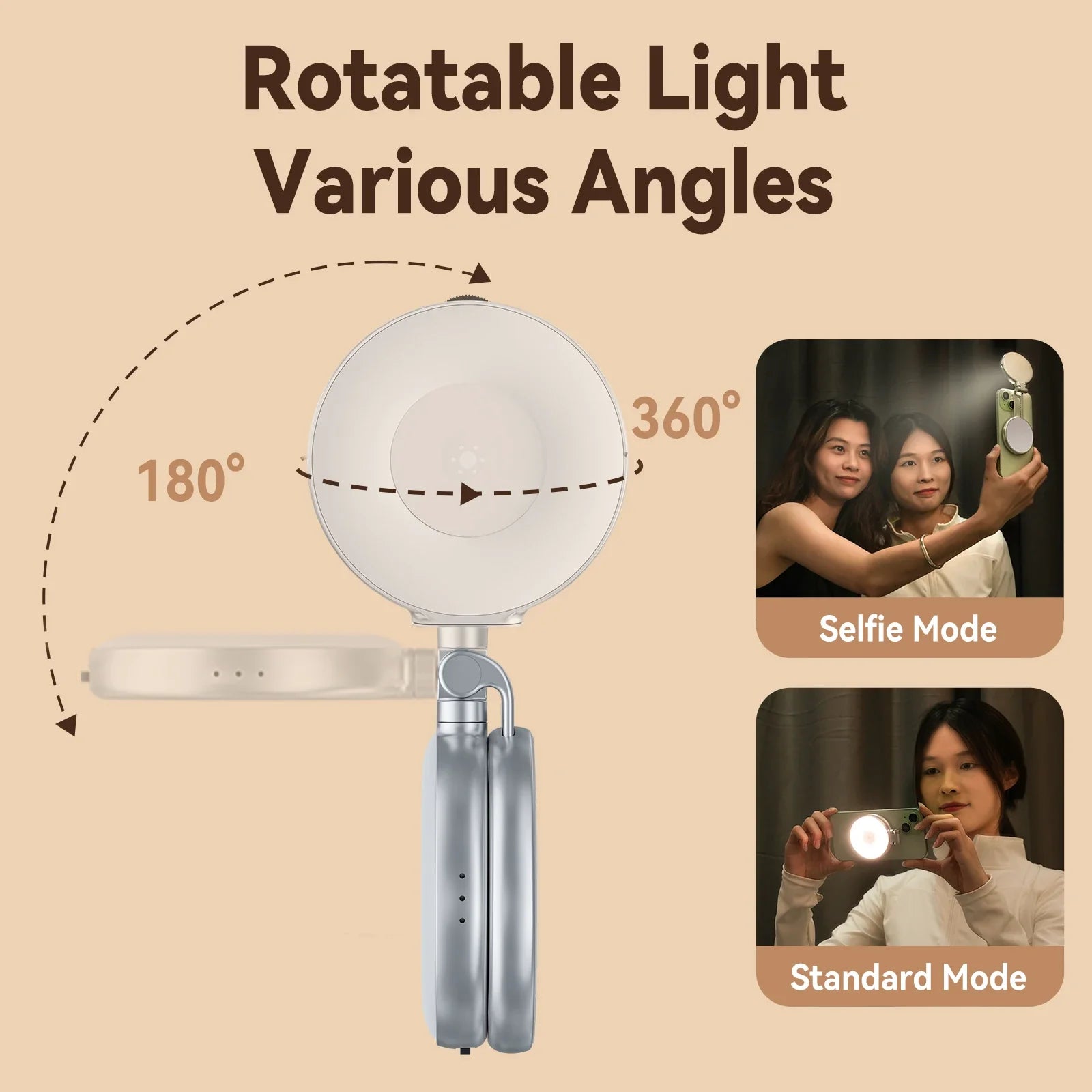 Magsafe Adjustable Selfie Fill Light - Wholesalus