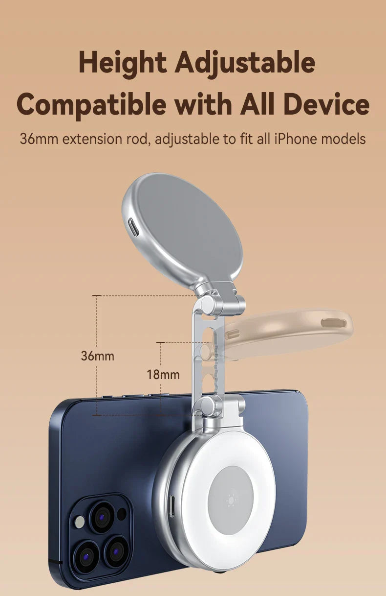 Magsafe Adjustable Selfie Fill Light - Wholesalus