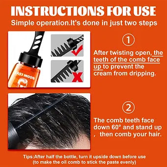 Men's Hair Styling Wax With Comb - Wholesalus