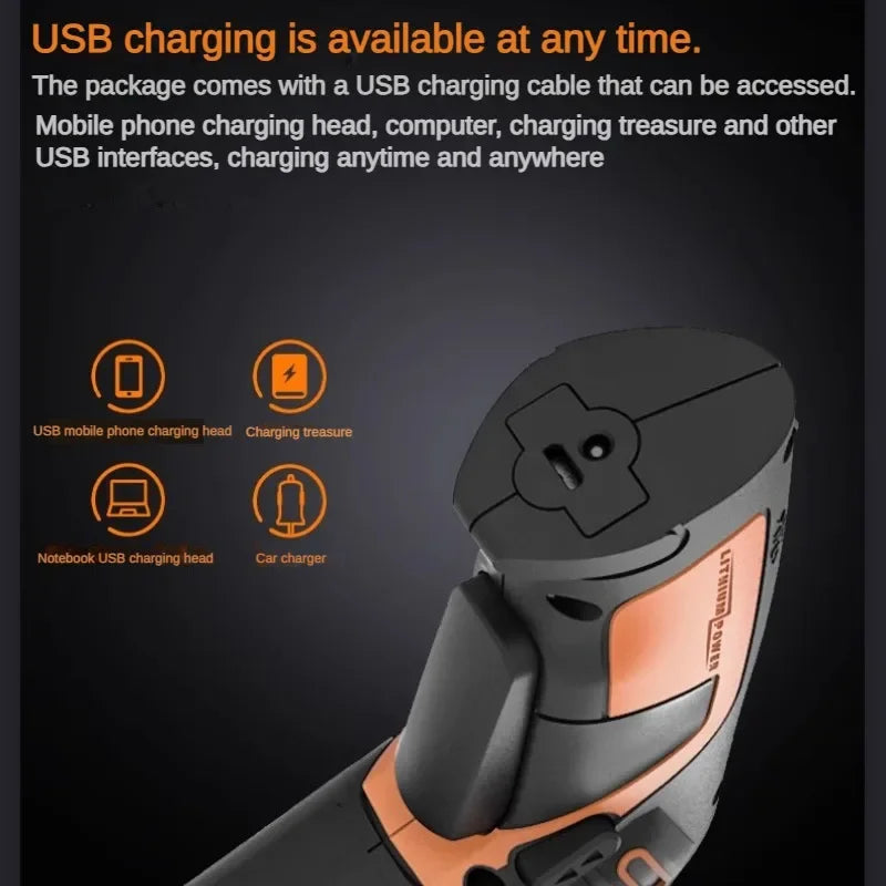 Mini Cordless Electric Screwdriver Gun - Wholesalus