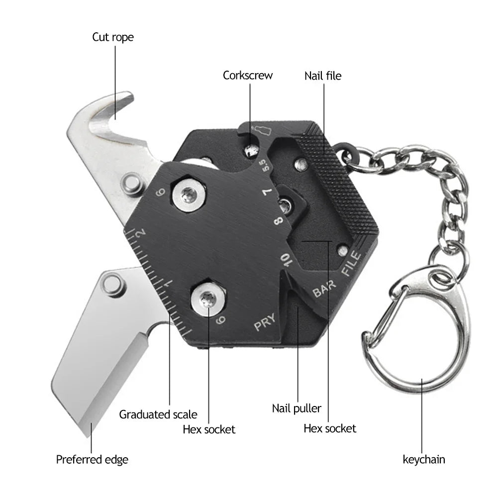 Mini Keychain Multitool - Wholesalus