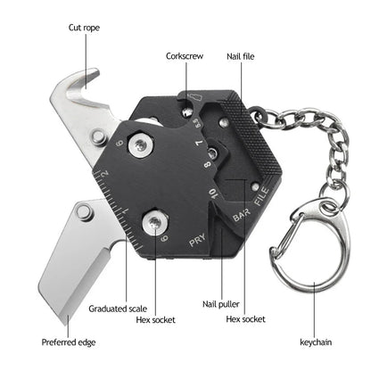 Mini Keychain Multitool - Wholesalus