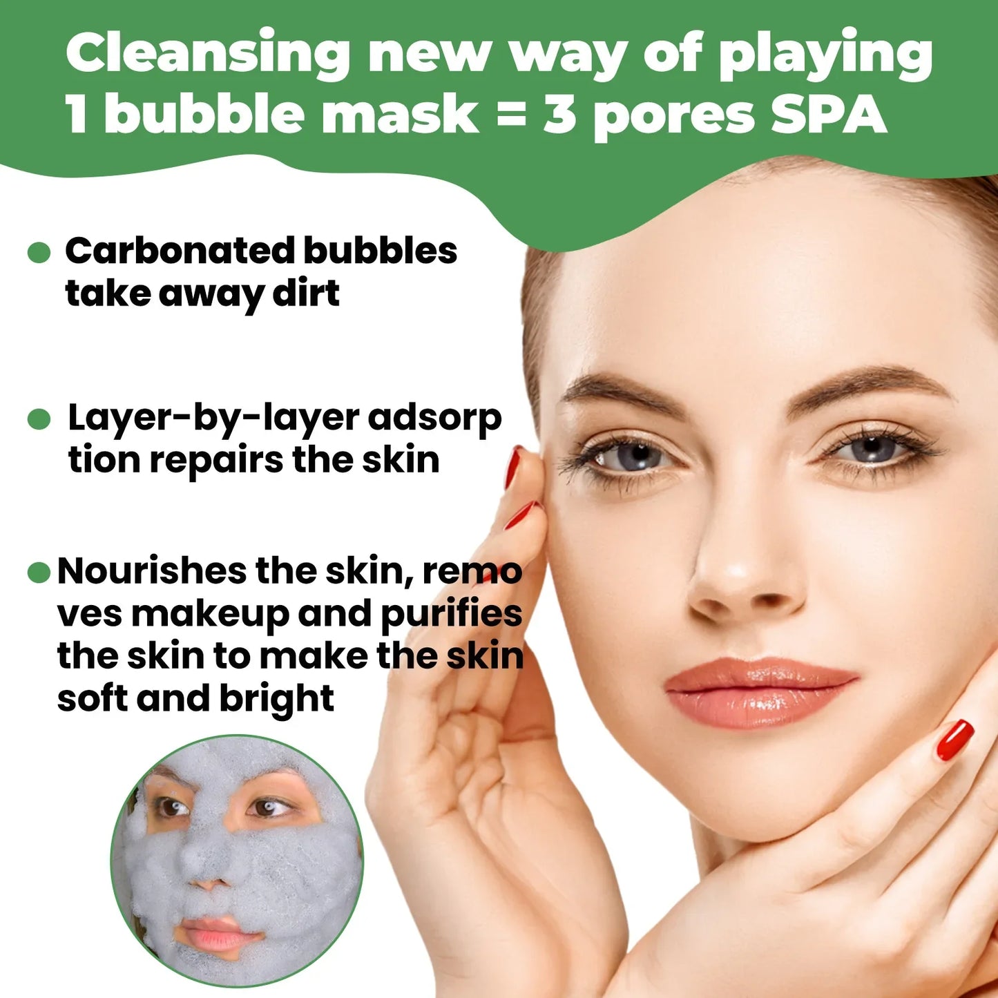 Moisturizing Carbonated Bubble Blackheads Removal - Wholesalus