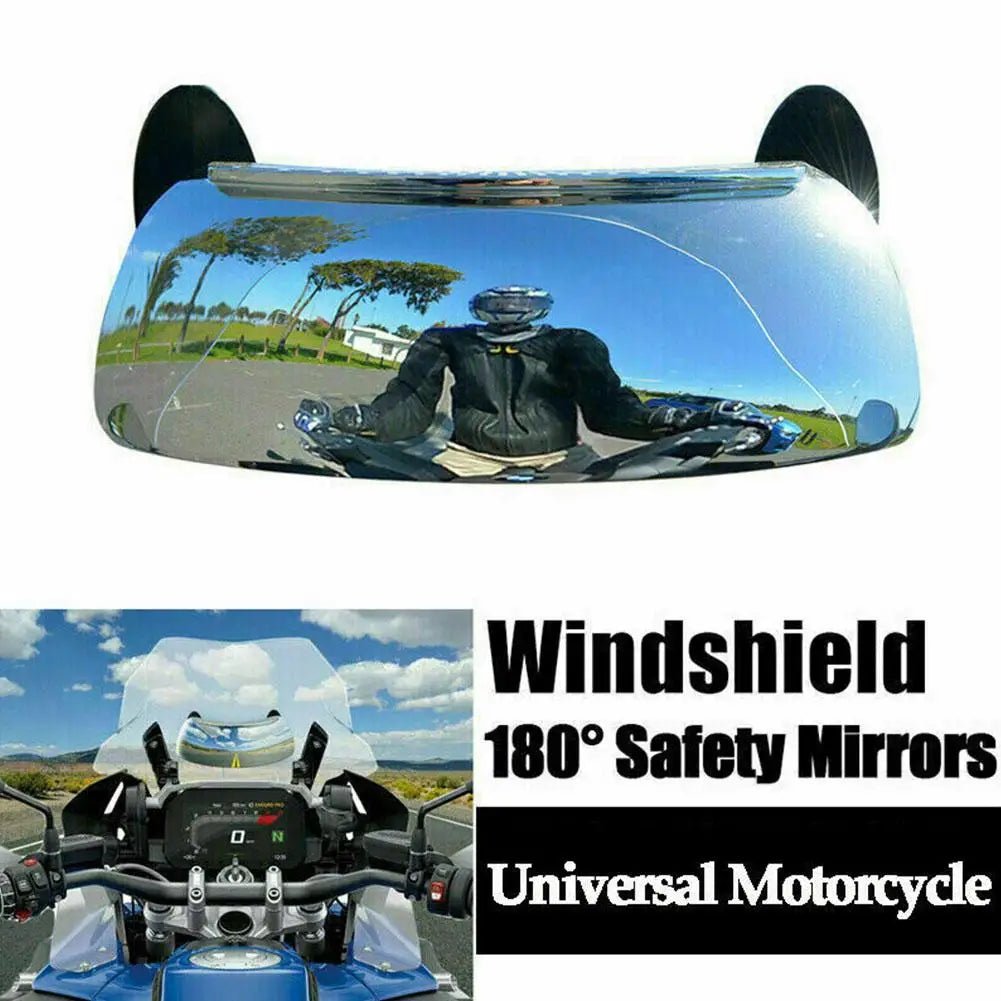 Motorcycle180 Degree Wide Angle Rearview Mirror - Wholesalus