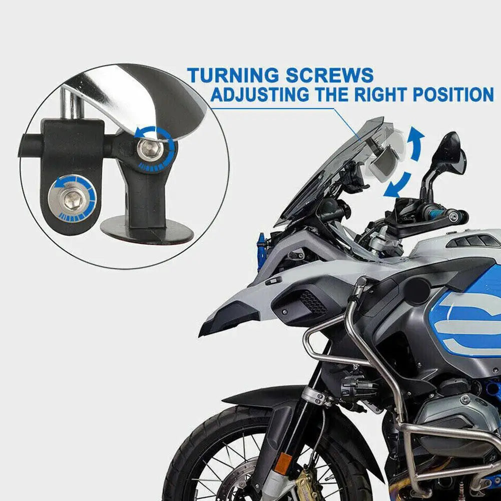 Motorcycle180 Degree Wide Angle Rearview Mirror - Wholesalus
