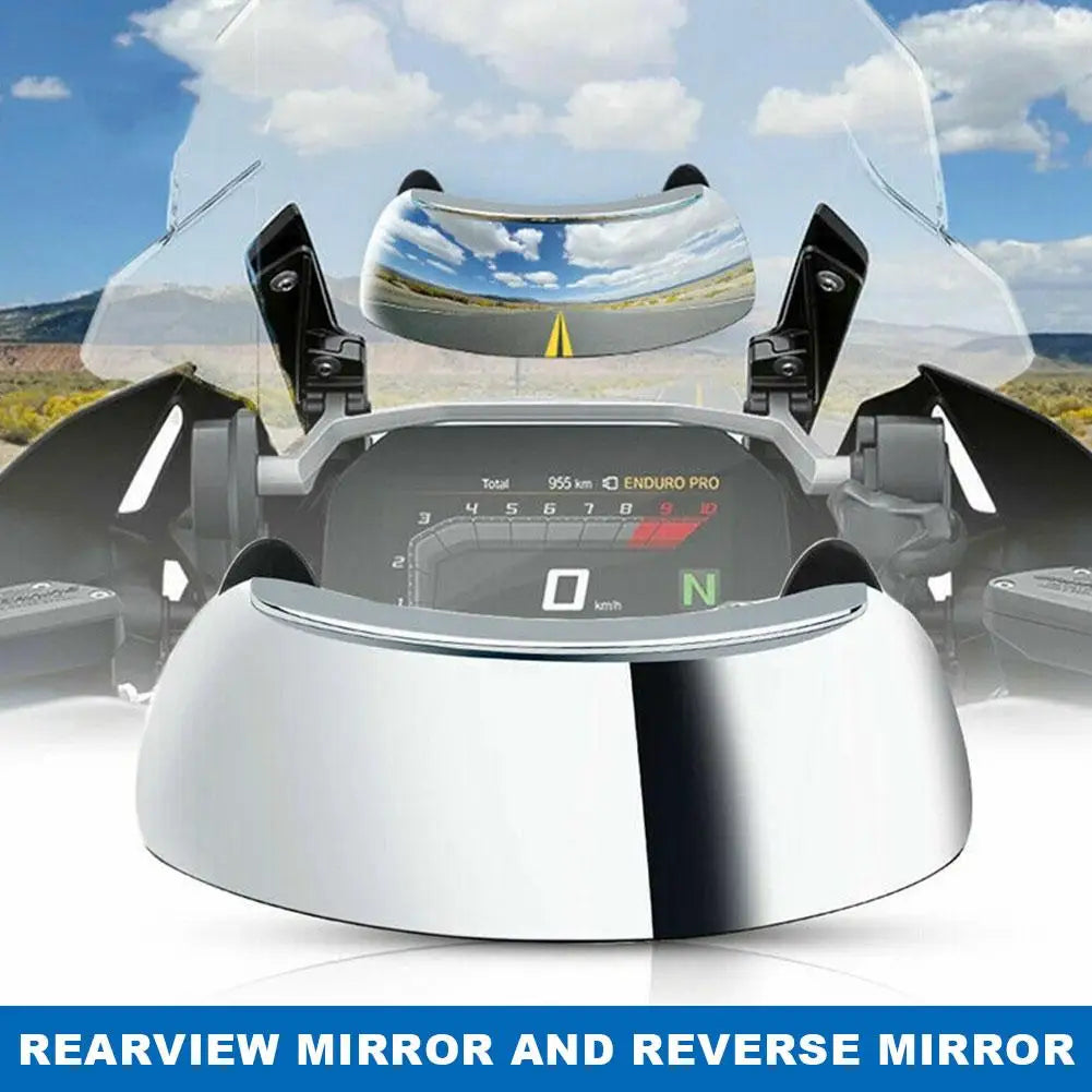 Motorcycle180 Degree Wide Angle Rearview Mirror - Wholesalus