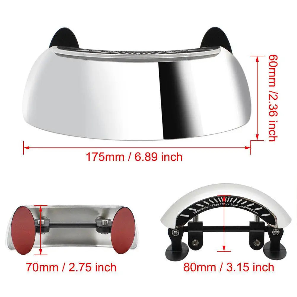 Motorcycle180 Degree Wide Angle Rearview Mirror - Wholesalus
