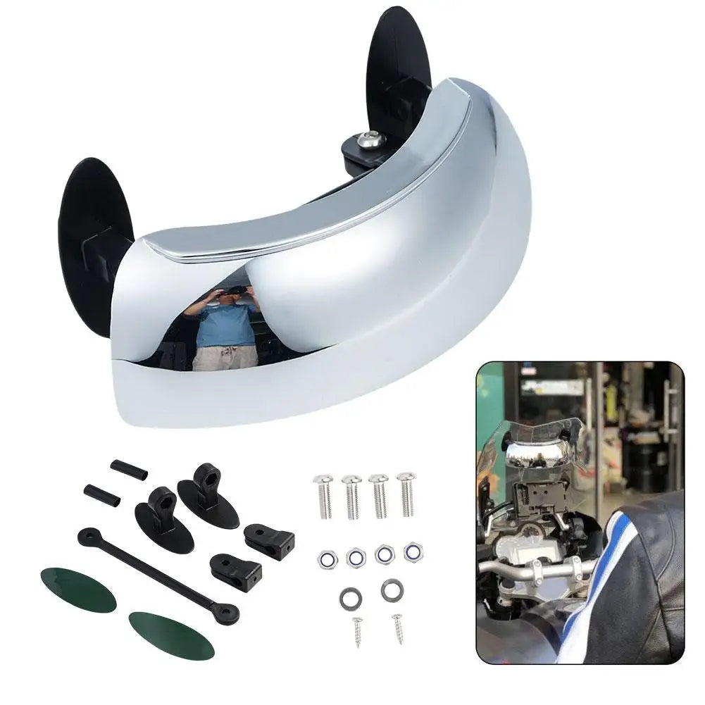 Motorcycle180 Degree Wide Angle Rearview Mirror - Wholesalus