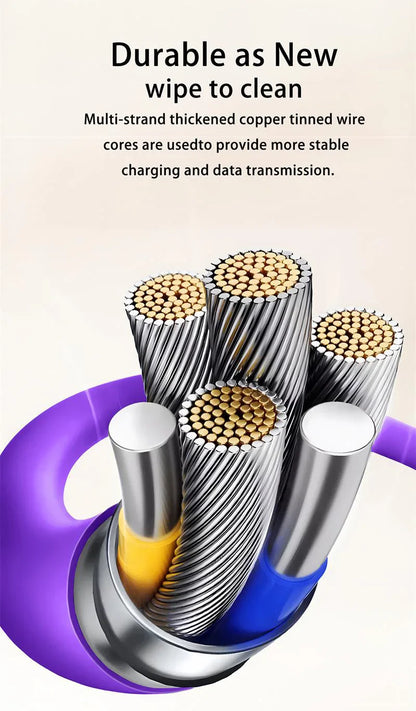 Multi-Functional 4 In 1 Fast Charging Data Cable - Wholesalus