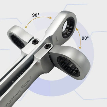 Multi-Functional Double-Ended Ratchet Wrench Set - Wholesalus