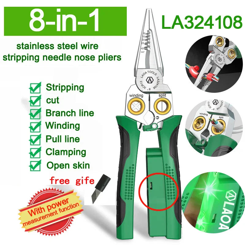 Multi-Functional Wire Stripper with Tester Function - Wholesalus