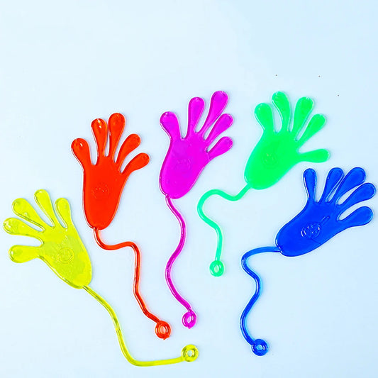 Multicolor Sticky Palm Toys - 30Pcs - Wholesalus