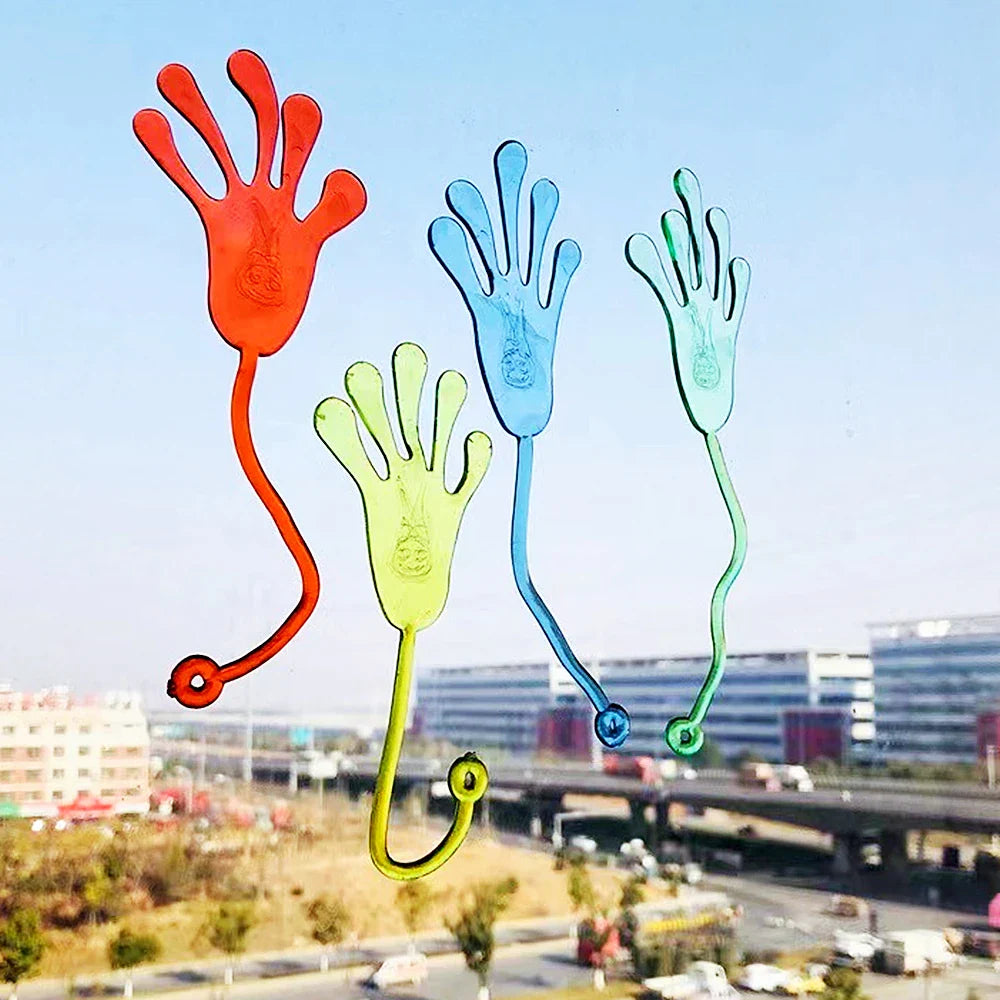 Multicolor Sticky Palm Toys - 30Pcs - Wholesalus