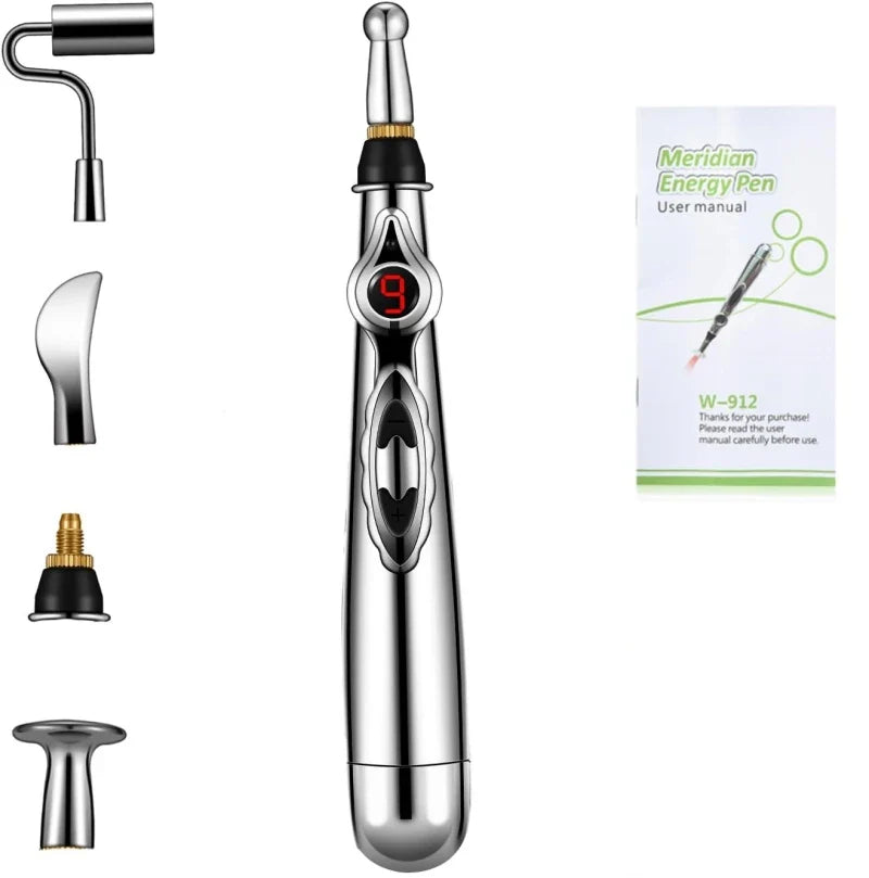 Multifunctional Acupuncture Massage Pen - 5 Heads - Wholesalus