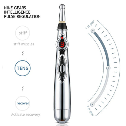 Multifunctional Acupuncture Massage Pen - 5 Heads - Wholesalus