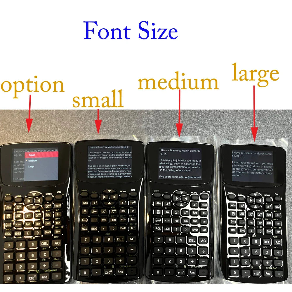 Multifunctional Calculator with eBook Reader - Wholesalus