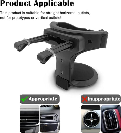 Multifunctional Car Air Vent Cup Holder - 2Pcs - Wholesalus