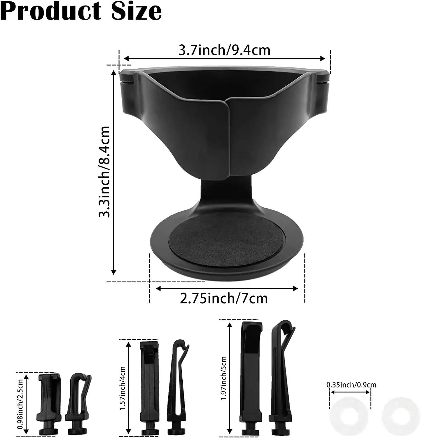 Multifunctional Car Air Vent Cup Holder - 2Pcs - Wholesalus