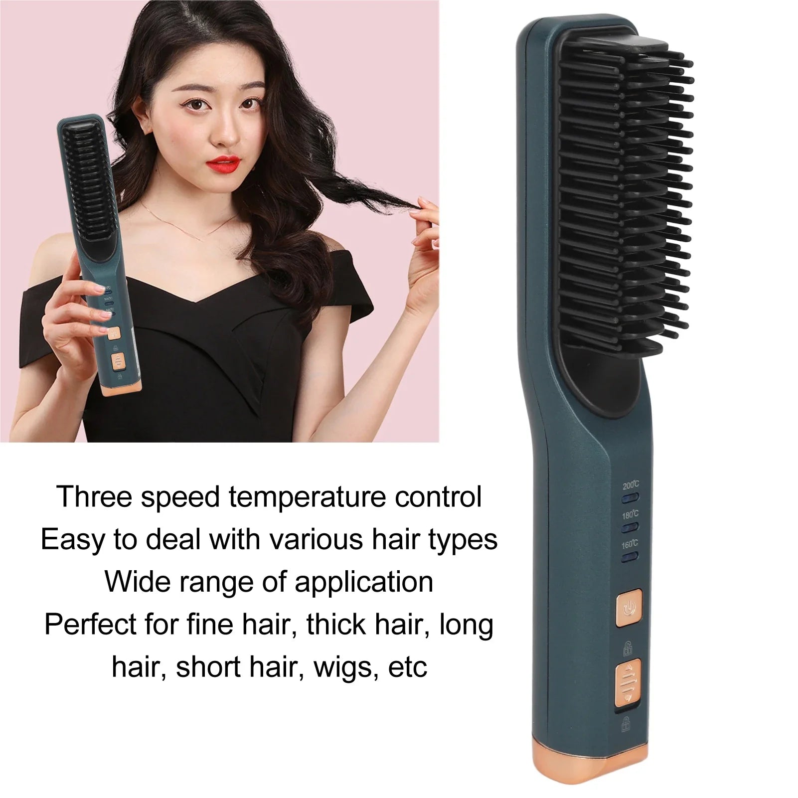 Multifunctional Cordless Hair Straightener - Wholesalus