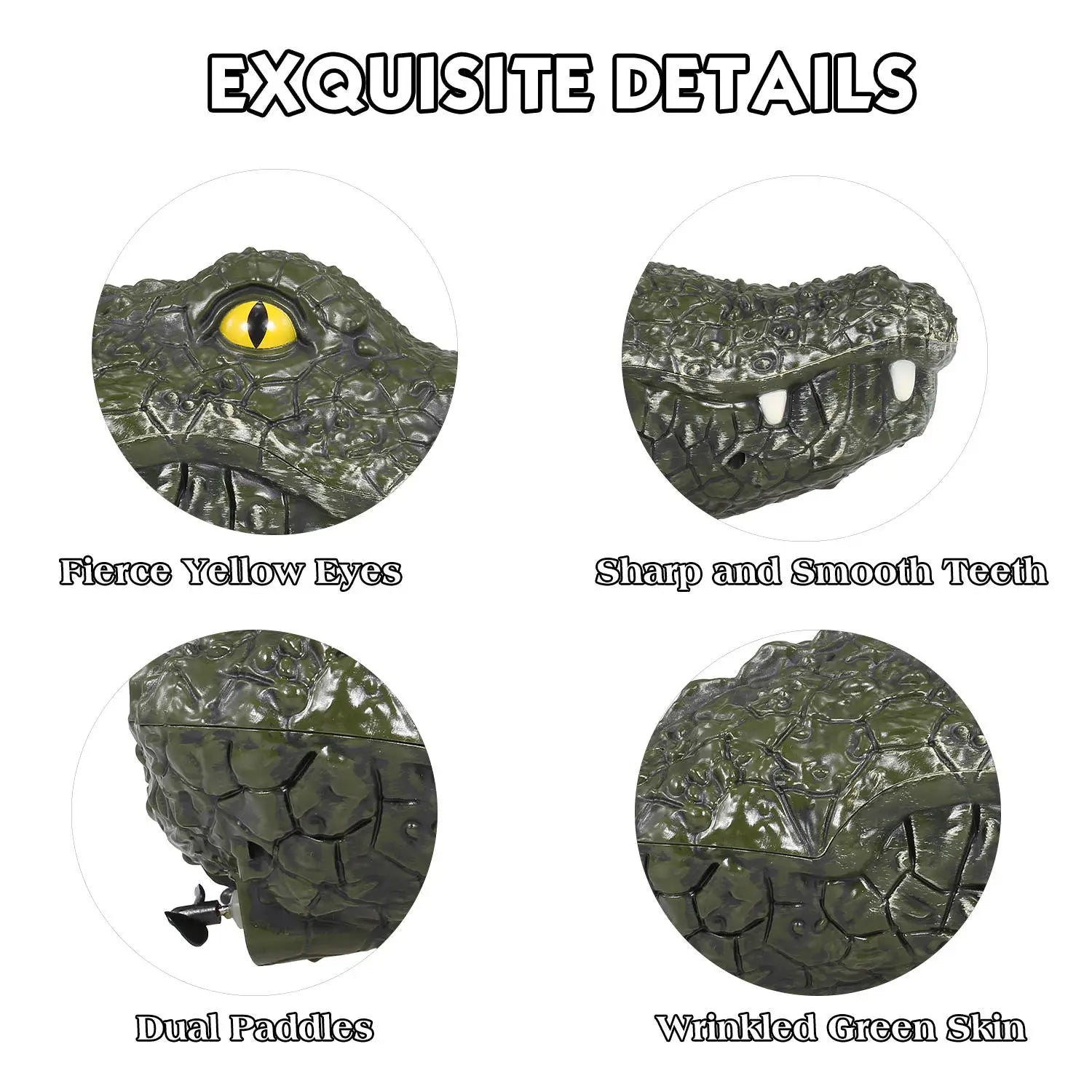 RC SneakySwim Alligator Toy - Wholesalus