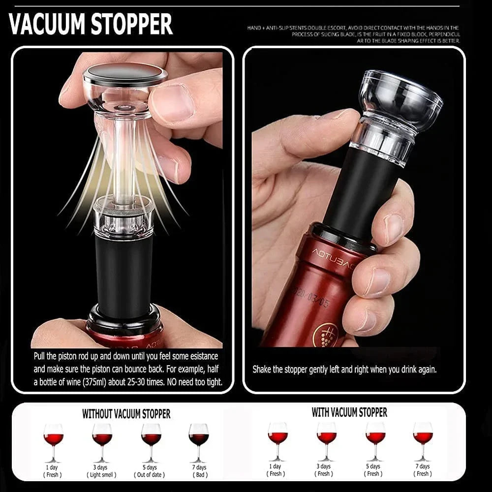 Rechargeable Electric Wine Bottle Opener - Wholesalus