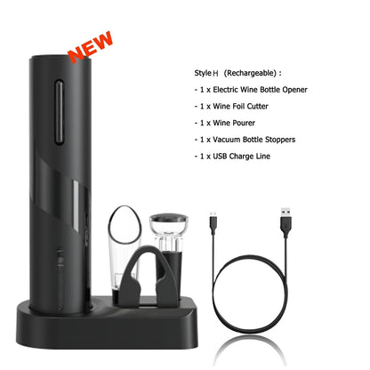 Rechargeable Electric Wine Bottle Opener - Wholesalus